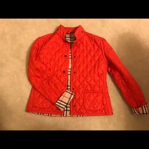 Red Burberry Jacket